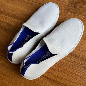 Women’s Rothy’s Slip-on Sneaker in Bright White, Size 8